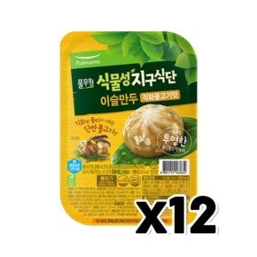 풀무원 식물성지구식단 이슬만두 직화불고기맛 비건만두 180g x 12개