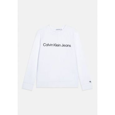 Calvin Klein 키즈 캘빈 클라인 진 청바지 로고 레귤러 유니섹스 남여공용 - 스웨트셔츠 크루넥 맨투맨 - 브라