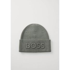 5158023 BOSS AFOX UNI - Beanie open grey