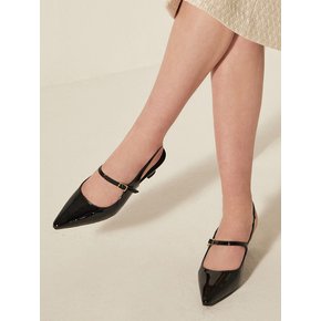 Stiletto Maryjane Slingback_Black Patent