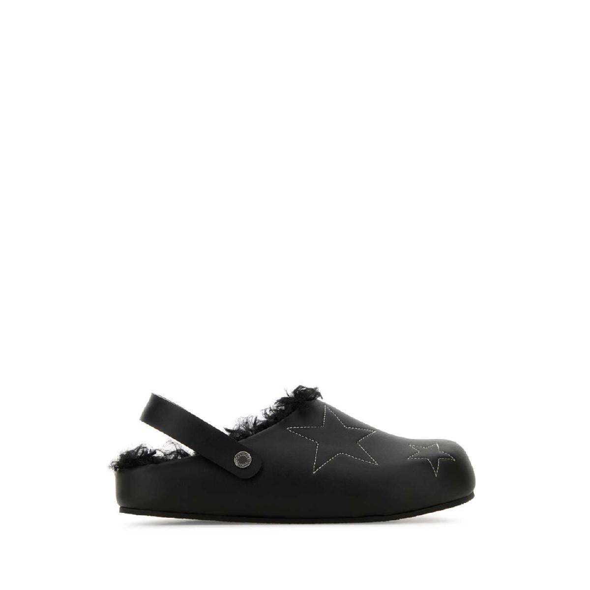 STELLA MCCARTNEY Black alter mat Elyse slippers 810443AP00P0