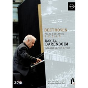 (DVD) Daniel Barenboim 베토벤: 피아노 협주곡 전곡집 - 1 2 3 4 5번 `황제` (B...
