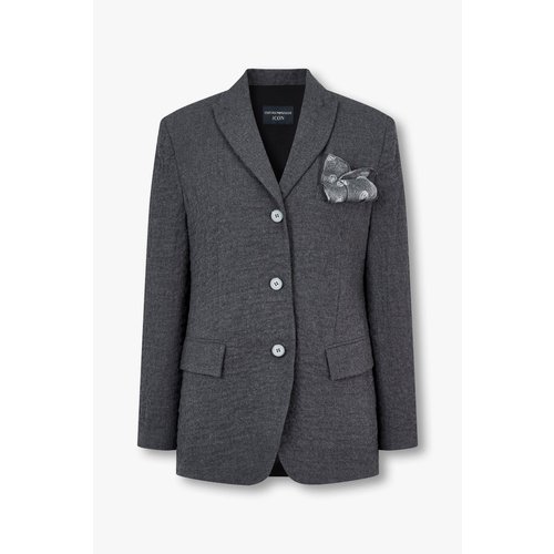 24 F/W 여성 피크트 라펠 스트레치 싱글 자켓(A524302515)