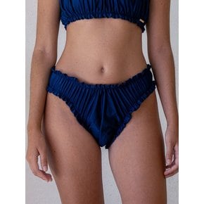 Mia Navy Ruched Bikini Briefs