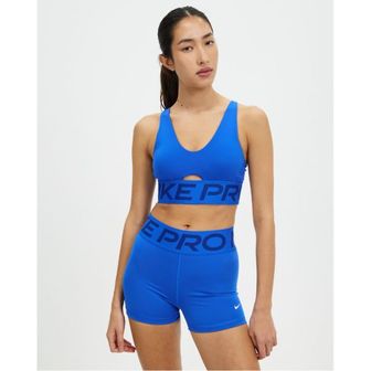 나이키 5018381 Nike Indy Plunge Bra - Hyper Royal, Deep Royal Blue  White