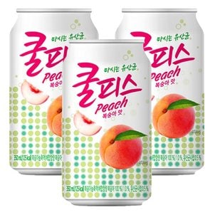  동원 쿨피스 복숭아맛 350ml x 48캔 (24캔x2박스)