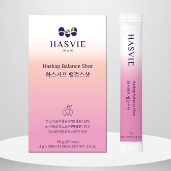 작심밀도 국내산 하스카프베리 밸런스샷 14포 1박스
