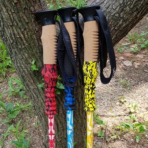 경량 등산스틱 2개 1세트 등산용 지팡이 두랄루민 7075 트레킹 폴대 워킹 등산 장비