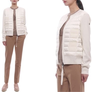 몽클레르 24FW 여성 니트 믹스 패딩 점퍼 (9B51000 A9018 034 24F)
