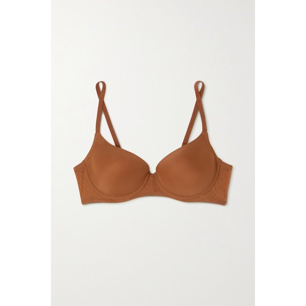 Naked Stretch-tulle Underwired T-shirt Bra 라이트 브라운