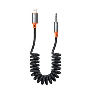 라이트닝 8핀 to 3.5mm AUX 오디오 변환 케이블 코일형