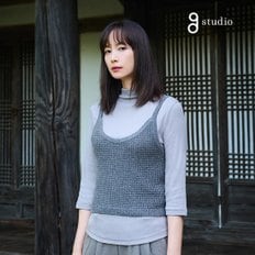 24FW 실크코튼 골지5부 카울넥 3종