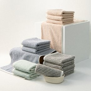 스트라이프 선염 30수 150g 고급 호텔 수건 욕실 타올