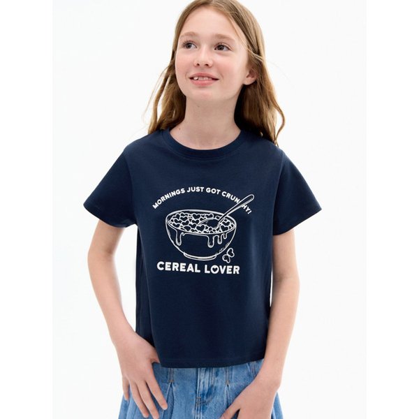 KIDS 티셔츠 CEREAL Navy 17003293