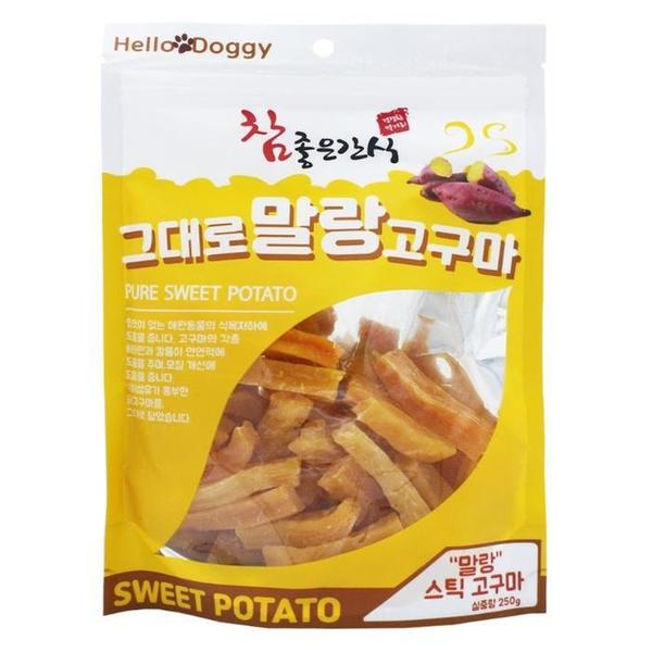 [사계절내] 참좋은간식 말랑고구마(스틱) 애완견 간식 강아지 250g(1)