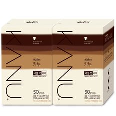 카누 맥심 카누 더블샷 라떼 50Tx2개 총100T