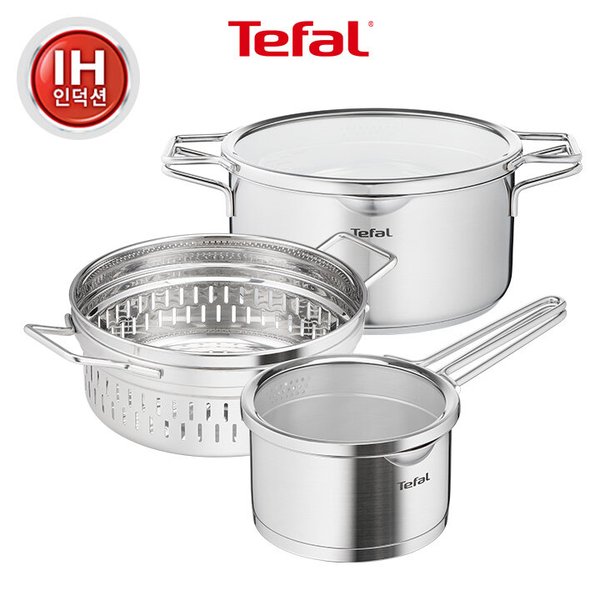 인덕션 SS 노르디카 3종(편수16+곰솥24+찜기24)