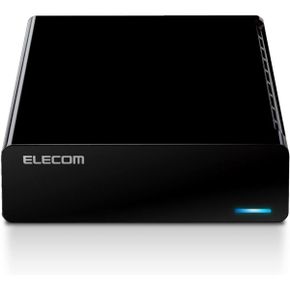 도시바 칸비오 Elecom ELD STV040UBK 외장형 하드 디스크 드라이브 4TB TV 녹화 PC 팬리스 디자