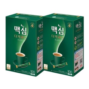 맥심 디카페인 커피믹스 스틱형 100입 2개