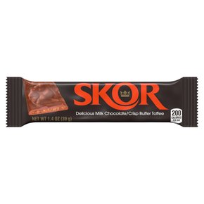 허쉬  SKOR  밀크  초콜릿과  크리스프  버터  토피  캔디  개별  포장  40g  바