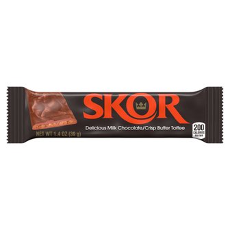  허쉬  SKOR  밀크  초콜릿과  크리스프  버터  토피  캔디  개별  포장  40g  바