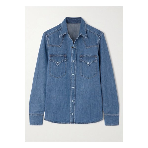 데님 셔츠 블루 1647597355332166