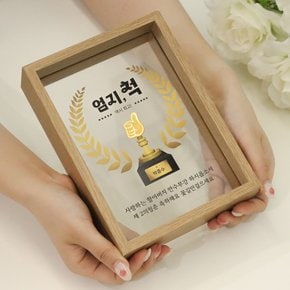 엄지척 액자 순금 골드바 1g