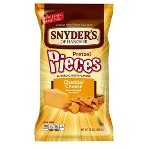 [해외직구]스나이더오브하노버 프레젤 피스 체다치즈 340g Snyders of Hanover Pretzel Pieces 12oz