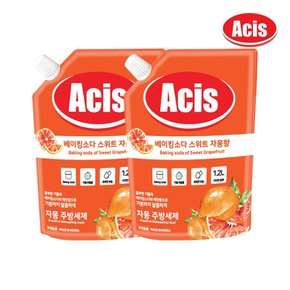 아키스 베이킹소다 자몽 주방세제 리필 1200ml x2개