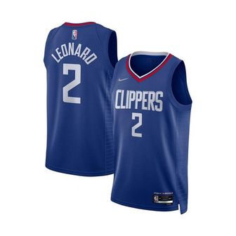 나이키 맨즈 카와이 레너드 로얄 LA Clippers 2021/22 다이아몬드 스윙맨 저지 - 아이콘 에디션