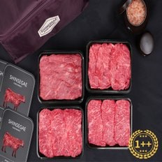 [산지직송/냉장]  1++(8)등급 프리미엄 한우암소구이 선물세트5호1.8kg(등심.채끝.국거리각600g)