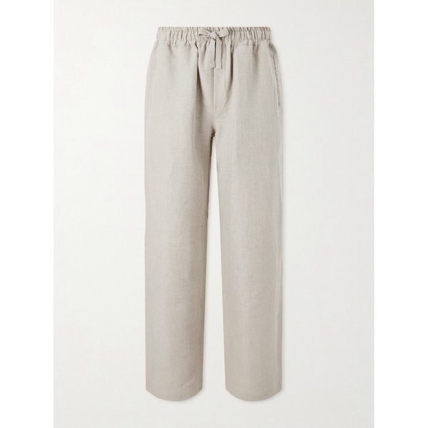 새먼 아멜 스트레이트 린넨 팬츠 46376663163063895