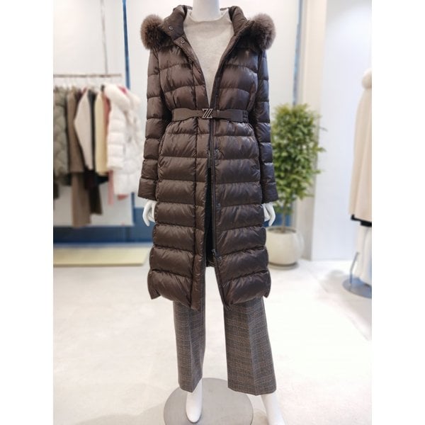 [여주점] [더 아이잗] 여성 퀼팅 글로시  폭스퍼 덕다운  점퍼(IPCA2PD101)