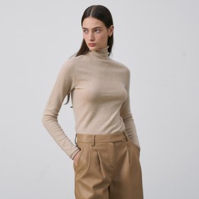 / Wholegarment Turtleneck Slim Knit