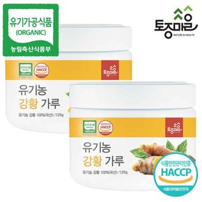 HACCP인증 국산 유기농 강황가루 120g X 2개