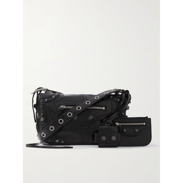 르 카골 XS 아레나 텍스처 가죽 메신저 백 1647597339738932