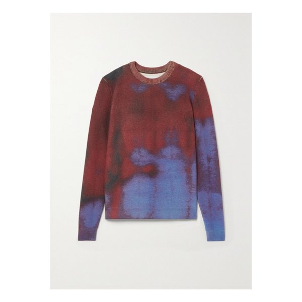 아즈텍 마운틴 곤조 타이 다이 캐시미어 스웨터 퍼플 1647597308624510