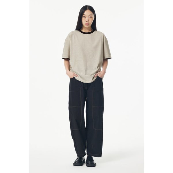[리오더 입고] 스트라이프 라운드넥 티셔츠 91U5222175106