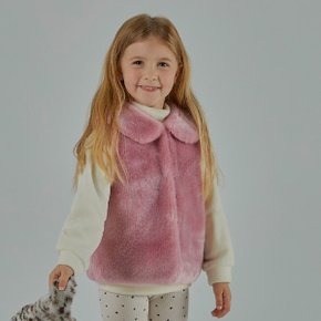 CARA COLLAR ECO FUR KIDS VEST _P348953322