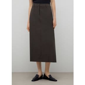 슬릿 H라인 롱 스커트 SWWSKQ32040
