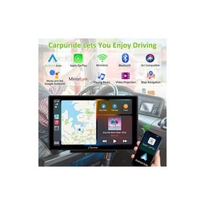 카오디오 Carpuride 카스테레오 포터블 AppleCarPlay Android