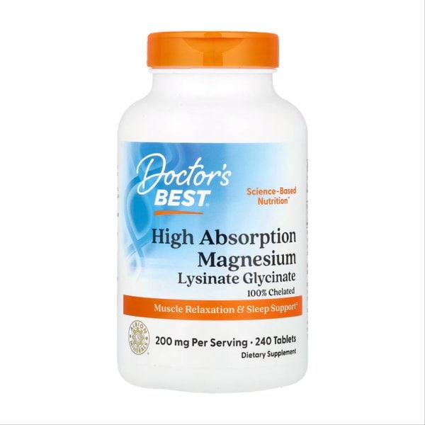 닥터스 베스트 마그네슘 킬레이트 마그네슘 200mg 240타블렛