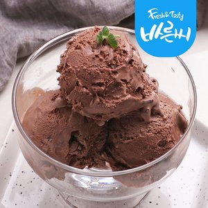 바른씨 라벨리 프리미엄 아이스크림 초코맛 4L 벌크/원유40%