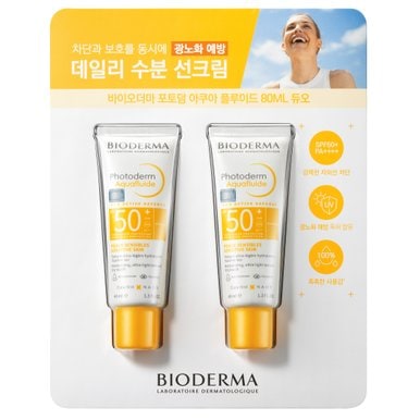 포토덤 아쿠아 플루이드 SPF50+ 40ml X 2입