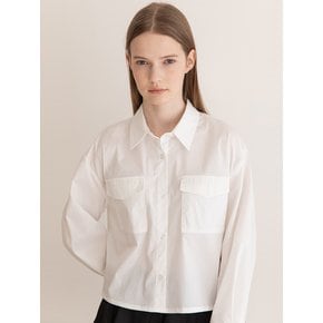 Standard crop shirt_White