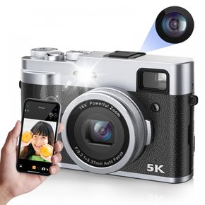 5K 30fps wifi 디지탈 카메라 스마트폰에 보낼 수 있는 디지털 카메라 4800만 화소 기능 레트로