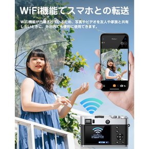 5K 30fps wifi 디지탈 카메라 스마트폰에 보낼 수 있는 디지털 카메라 4800만 화소 기능 레트로
