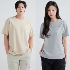 [24S/S] 디스커버리 DXRS5U043 킨조 바시티 피크닉 그래픽 티셔츠 반팔 남여 커플 티셔츠