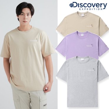 디스커버리 [24S/S] 디스커버리 DXRS5U043 킨조 바시티 피크닉 그래픽 티셔츠 반팔 남여 커플 티셔츠