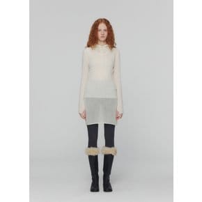 아모멘토 24FW MOHAIR SHEER KNIT DRESS (2COLORS)